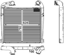 Charge Air Cooler MAHLE CI143000P