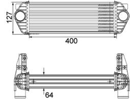 Charge Air Cooler MAHLE CI168000P