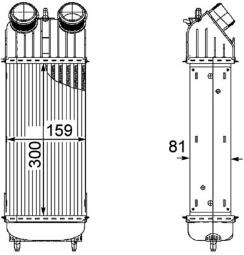 Charge Air Cooler MAHLE CI172000P