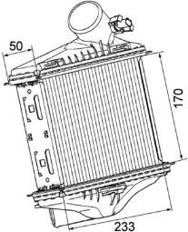 Charge Air Cooler MAHLE CI174000P