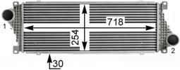 Charge Air Cooler MAHLE CI18000P