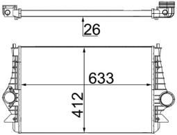 Charge Air Cooler MAHLE CI197000S