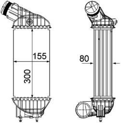 Charge Air Cooler MAHLE CI199000P