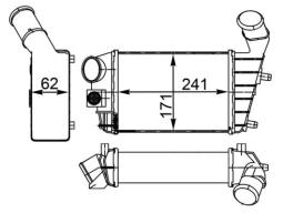 Charge Air Cooler MAHLE CI196000S