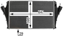 Charge Air Cooler MAHLE CI21000P
