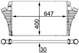 Charge Air Cooler MAHLE CI21000S