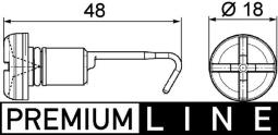 Bolt, radiator cap Mahle CRX49000P