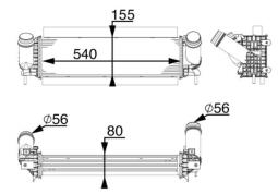 Charge Air Cooler MAHLE CI214000P