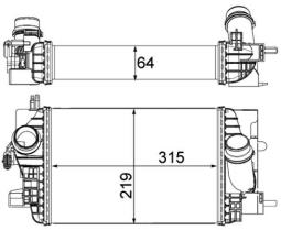 Charge Air Cooler MAHLE CI235000P