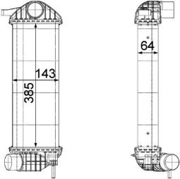 Charge Air Cooler MAHLE CI244000P