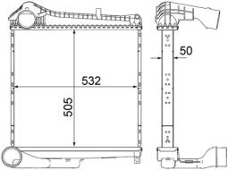Charge Air Cooler MAHLE CI236000P