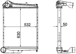 Charge Air Cooler MAHLE CI252000P