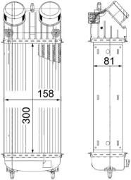 Charge Air Cooler MAHLE CI265000P