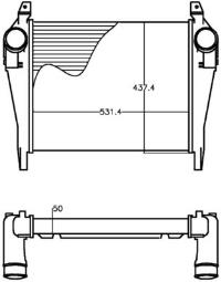 Charge Air Cooler MAHLE CI267000P