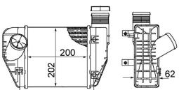 Charge Air Cooler MAHLE CI423000S