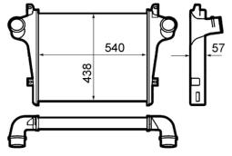 Charge Air Cooler MAHLE CI397000P