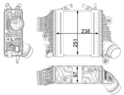 Charge Air Cooler MAHLE CI411000P