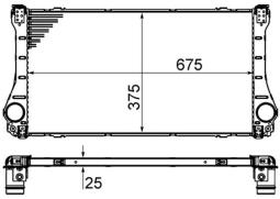 Charge Air Cooler MAHLE CI462000P