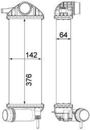 Charge Air Cooler MAHLE CI477000P