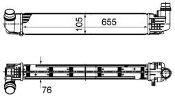 Charge Air Cooler MAHLE CI496000S