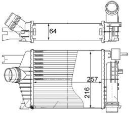 Charge Air Cooler MAHLE CI498000S