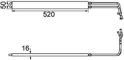 Oil Cooler, steering MAHLE CLC103000P