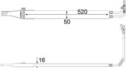 Oil Cooler, steering MAHLE CLC10000P