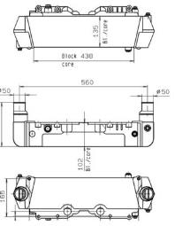 Oil Cooler, retarder MAHLE CLC149000P