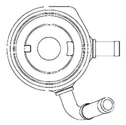 Oil Cooler, engine oil MAHLE CLC195000S