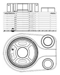 Oil Cooler, engine oil MAHLE CLC196000S