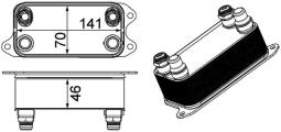 Oil Cooler, automatic transmission MAHLE CLC227000P