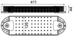 Oil Cooler, engine oil MAHLE CLC211000P