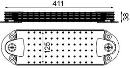 Oil Cooler, engine oil MAHLE CLC216000P