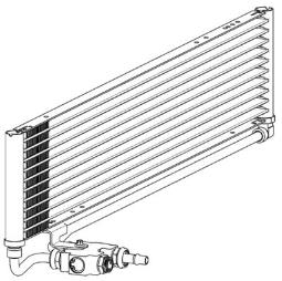 Oil Cooler, automatic transmission MAHLE CLC232000P