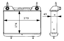 Oil Cooler, engine oil MAHLE CLC27000P