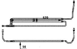 Oil Cooler, steering MAHLE CLC54000P