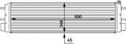Oil Cooler, engine oil MAHLE CLC59000P