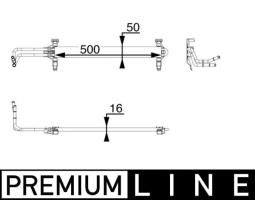 Oil Cooler, engine oil MAHLE CLC81000P