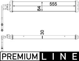 Oil Cooler, automatic transmission MAHLE CLC99000P