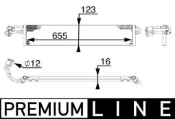 Oil Cooler, automatic transmission MAHLE CLC71000P