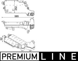 Expansion Tank, coolant MAHLE CRT99000P