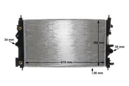 Radiator, engine cooling MAHLE CR1011000S