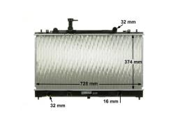 Radiator, engine cooling MAHLE CR1021000S