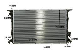 Radiator, engine cooling MAHLE CR1022000P