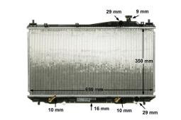 Radiator, engine cooling MAHLE CR1070000S