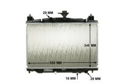 Radiator, engine cooling MAHLE CR1071000S