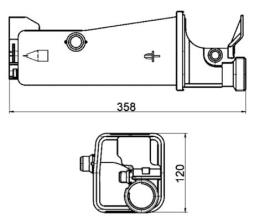 Expansion Tank, coolant MAHLE CRT2000S