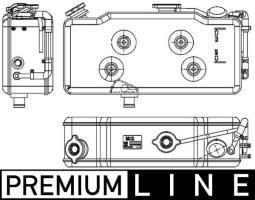 Expansion Tank, coolant MAHLE CRT79000P