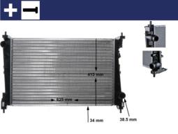 Radiator, engine cooling MAHLE CR1112000S