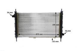 Radiator, engine cooling MAHLE CR1138000S